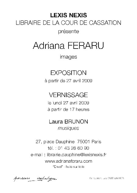 Adriana Feraru - exposition Art et Droit